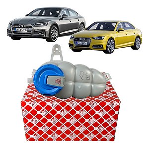 Reservatório Água Do Radiador Audi A4 A5 1.8 2.0 Com Tampa