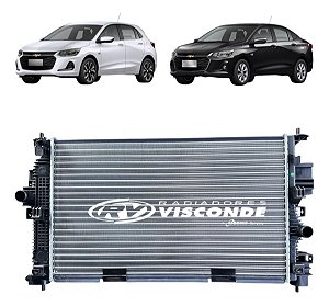 Radiador Visconde Onix 1.0 Turbo 2019 2021 2022 2023 Manual