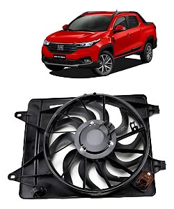 Ventoinha Radiador Fiat Nova Strada 1.4 Com Ar 2020 À 2022