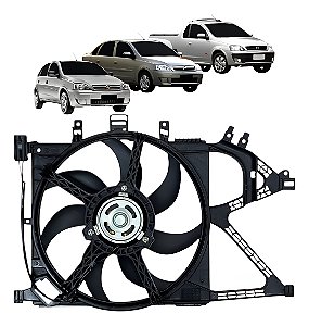 Eletroventilador Radiador Gm Corsa E Montana De 2003 À 2009