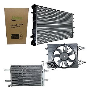 Kit Radiador Gol Voyage G5 G6 G7 G8 Saveiro Fox Polo C/ar