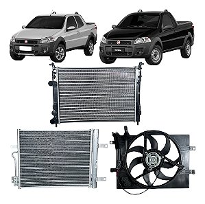 Kit Radiador Completo Fiat Strada 1.4 2016 / 2019 52050513