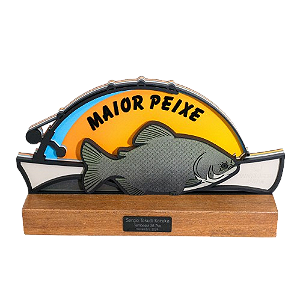 Troféu Personalizado Design de Pescaria