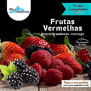 Frutas Vermelhas ( Amora, Framboesa e Morango ) 1kg