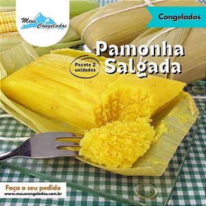 Pamonha Salgada Congelada 180gr Pacote 2 Unidades