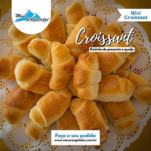 Mini Croissant Presunto e Queijo ( Pacote 1kg )