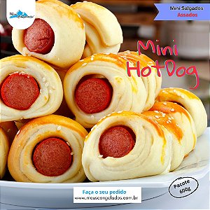 Mini Hot Dog Assados 600g