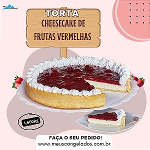 Torta Cheesecake de Frutas Vermelhas 1,600kg