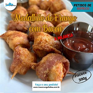 Medalhão de Frango com Bacon a Milanesa 390g