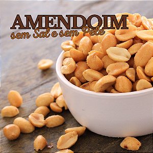 Amendoim Torrado sem Sal e sem Pele