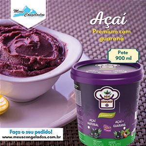 Açaí Premium com Guaraná (900 ml)