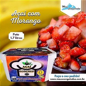 Açaí Cremoso com Morango (1,7 litros)