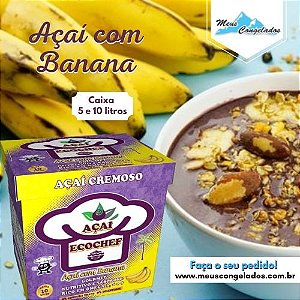 Açaí Cremoso com Banana (5 litros)