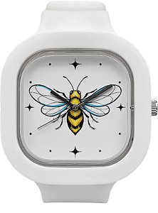 Relógio Abelha - Branco