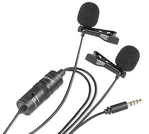 Microfone BOYA BY-M1DM (Lapela)