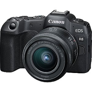 Canon EOS R8 + Lente Canon RF 24-50mm F/4.5-6.3 IS STM