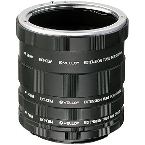 Conjunto de tubos de extensão manual EXT-CEM para Canon EF/EF-S-Mount