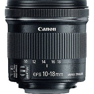 Lente Canon EF-S 10-18mm f4.5-5.6 IS STM