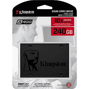 SSD Interno Kingston A400 240GB - SATA III