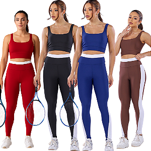 Conjunto Bicolor Fitness