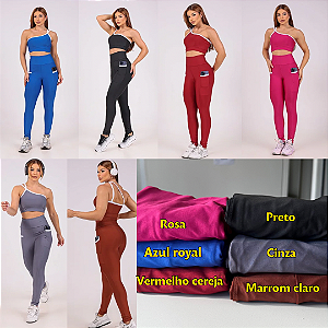 Conjunto duo bolso calça premium