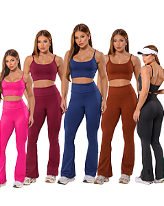 Conjunto Flare Fitness