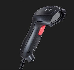 Leitor Elgin Flash 2 com Fio 1D Preto USB 46FLASH2CBU0