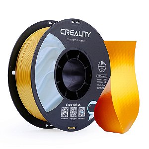 Filamento 3D Creality CR-Silk 1,75mm Dourado - 3301120001