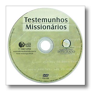 TESTEMUNHOS MISSIONÁRIOS - EMBALAGEM ENVELOPE PLÁSTICO
