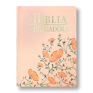 BÍBLIA DA PREGADORA RA085BPRA LETRA NORMAL CAPA LUXO FLORAL