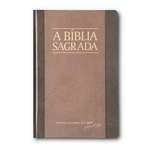 BÍBLIA ACF SLIM LETRA MÉDIA CAPA DURA CHOCOLATE