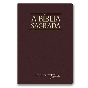 BÍBLIA ACF LT MEGA LEGÍVEL CP PU LUXO MOGNO palavras de Jesus em vermelho
