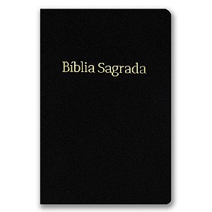 BÍBLIA NVT SLIM Letra normal capa Luxo preta