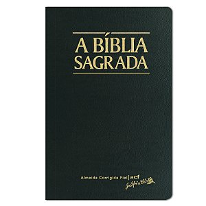 BÍBLIA ACF Letra gigante CAPA BROCHURA PRETA