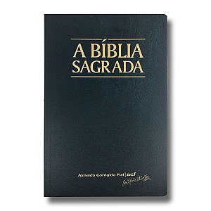 BÍBLIA ACF Letra gigante CAPA BROCHURA PRETA