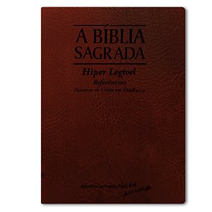 BÍBLIA ACF HIPER LEGÍVEL c/ ref. MOGNO palavras de Jesus vermelho