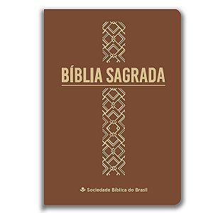 BÍBLIA NA65ETI Letra normal índice CAPA CARAMELO