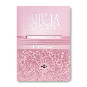 BÍBLIA NTLH065TILGI Letra gigante CAPA ROSA CLARO