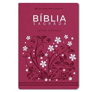 BÍBLIA RA065LG Letra grande capa pink