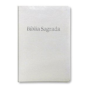 BÍBLIA NVT SLIM Letra normal  Luxo capa branca