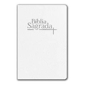 BÍBLIA NVI Letra normal CAPA LUXO BRANCA