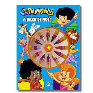 3 PALAVRINHAS, A ARCA DE NOÉ - Livro Giz de cera