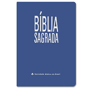 BÍBLIA NA65M EDIÇÃO ECONÔMICA Letra normal CAPA AZUL