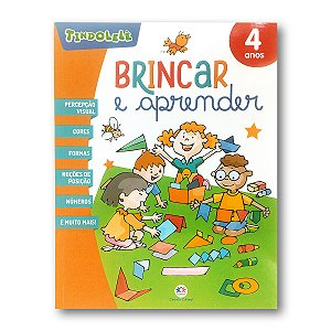 CARTILHA DOMÉSTICA - TINDOLELÊ - BRINCAR E APRENDER - 4 ANOS