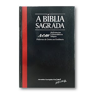 BÍBLIA ACF RCM Letra gigante CAPA DURA PRETA