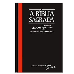 BÍBLIA ACF RCM Letra gigante CAPA DURA PRETA