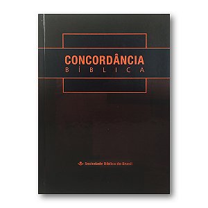 CONCORDÂNCIA BÍBLICA RA753 CAPA DURA VERMELHA