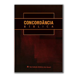CONCORDÂNCIA BÍBLICA RA753 CAPA DURA VERMELHA