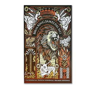 BÍBLIA BKJ1611 EVANGELISMO Letra normal CAPA BROCHURA LEÃO