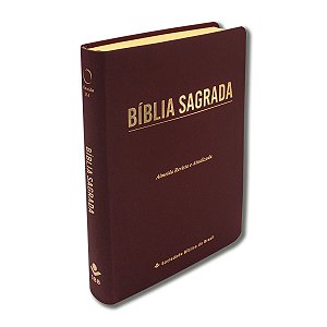 BÍBLIA RA065LGIE Letra gigante ED. ECONÔMICA CAPA VINHO